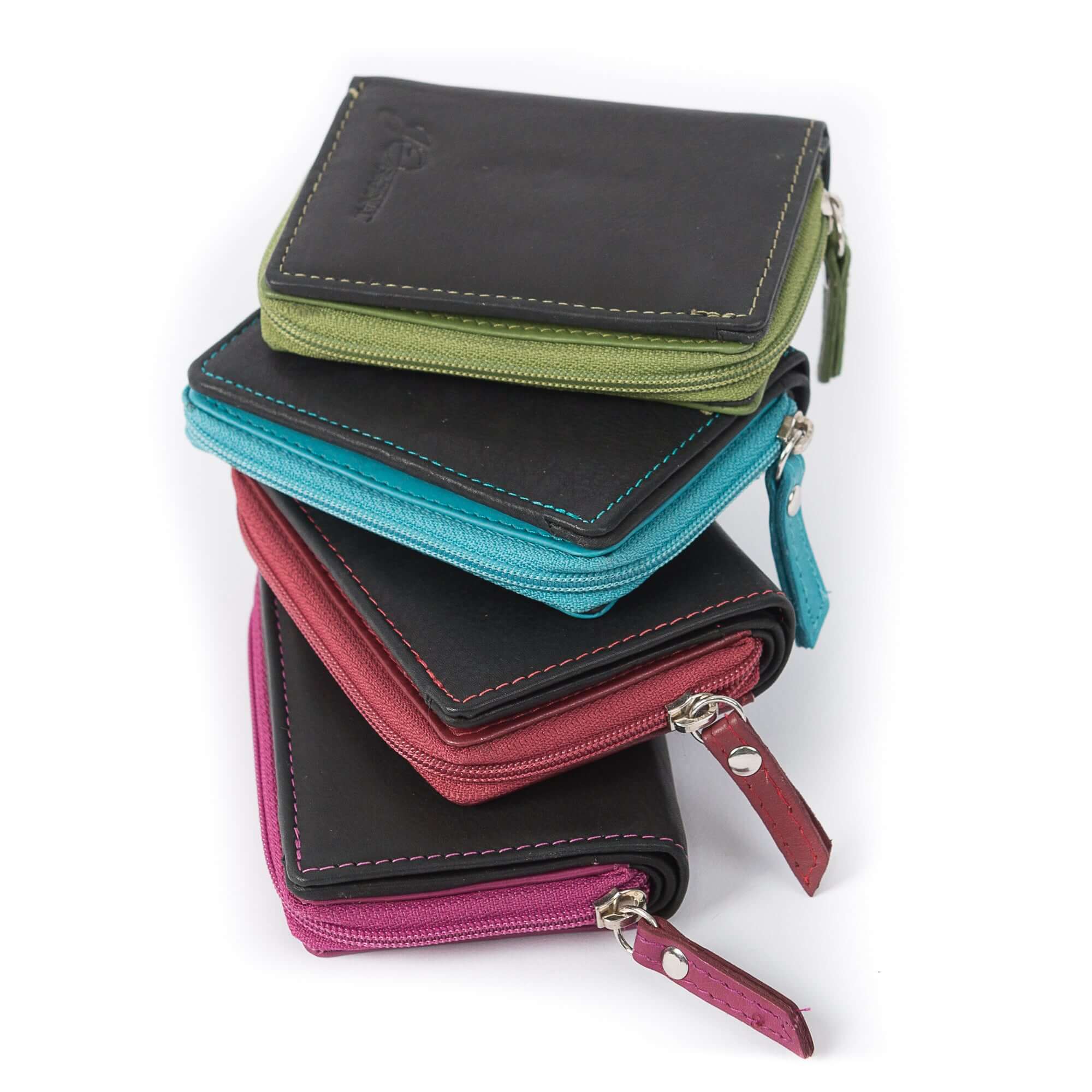 Bild: Kleine Geldbörsen mit Reisverschluss für Münzgeld