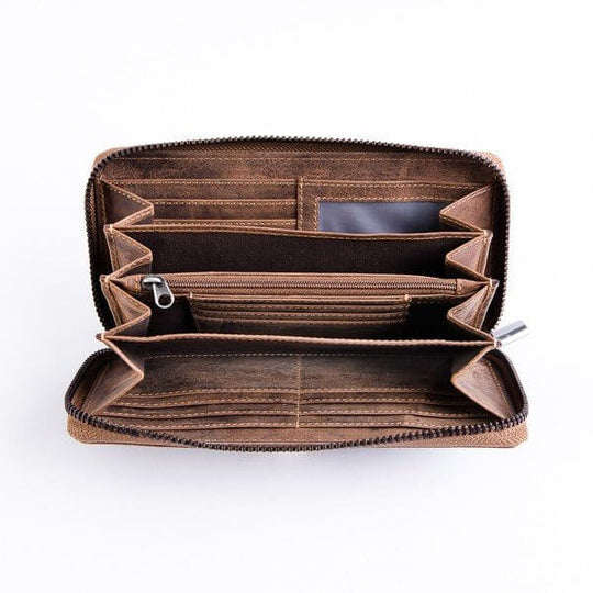 Bild: Damen Geldbörse Rose die Innenaufteilung