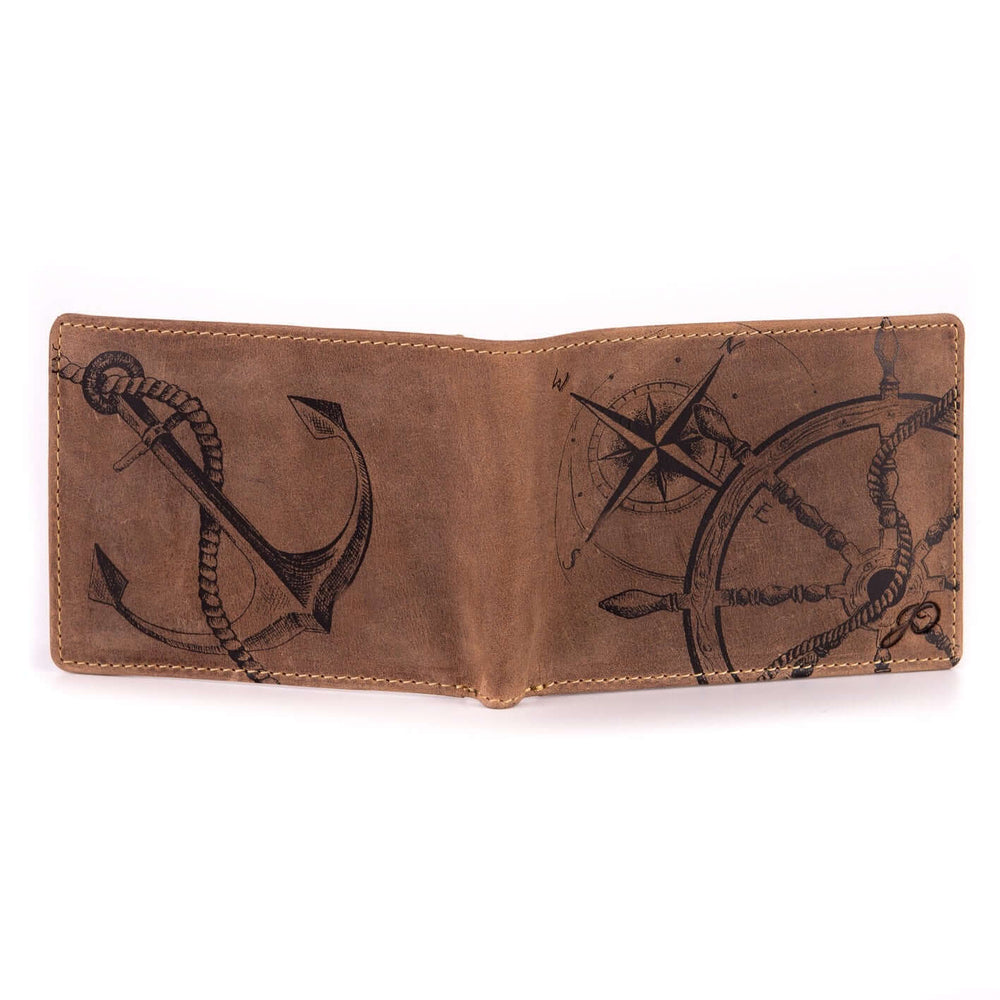 Bild: Geldbörse Maritim Quer von Außen