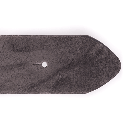 Bild: Ledergürtel ohne Schnalle in Grau aus Rindsleder