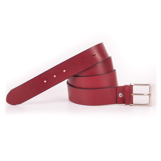 Ledergürtel aus Rindsleder "Rot Ochsenblut" - Made in Germany