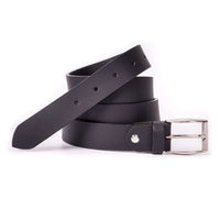 Anzug Gürtel aus echtem Leder "Schwarz" - Made in Germany